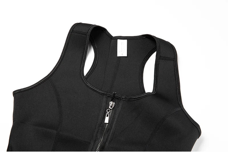 Mens Waist Trainer Vest Slimming Body Shaper Compression Shirt Workout Tank Top Shapewear Fitness Undershirt Fat Burn Sauna Suit