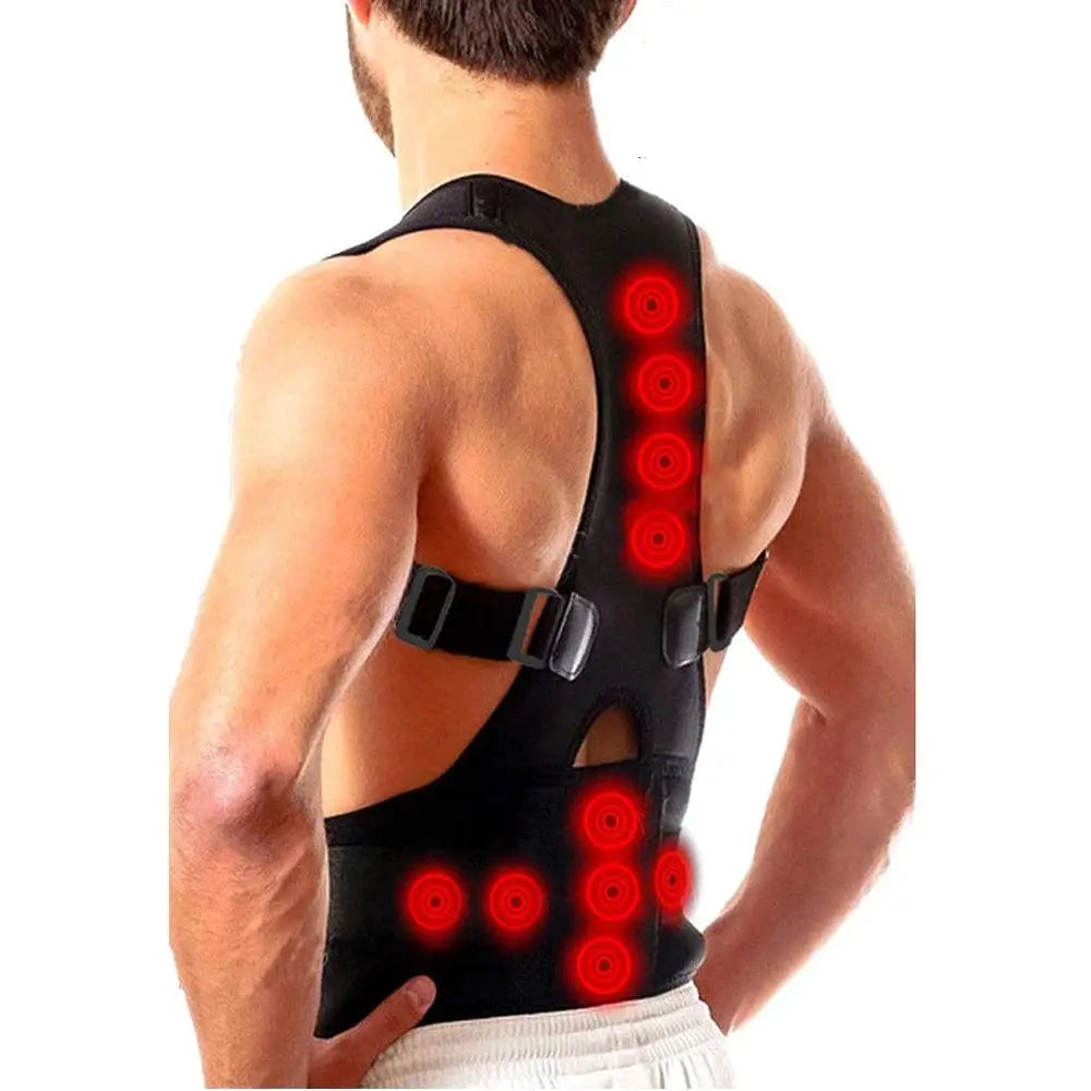 Magnetic Therapy Posture Corrector. Brace, shoulder, back supporter belt