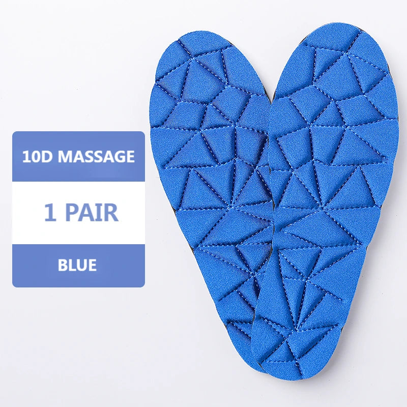 Memory Foam Orthopedic Insoles For Shoes Women Men Flat Feet Arch Support Massage Plantar Fasciitis Sports Pad