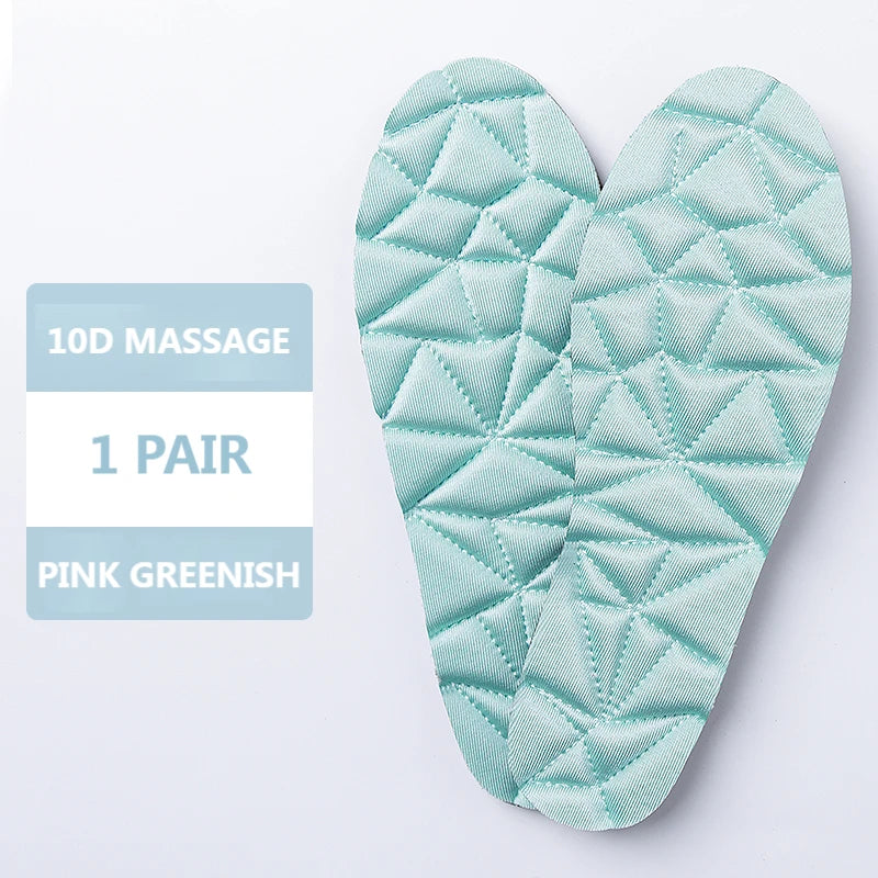 Memory Foam Orthopedic Insoles For Shoes Women Men Flat Feet Arch Support Massage Plantar Fasciitis Sports Pad