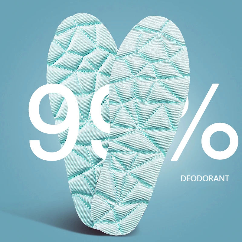 Memory Foam Orthopedic Insoles For Shoes Women Men Flat Feet Arch Support Massage Plantar Fasciitis Sports Pad