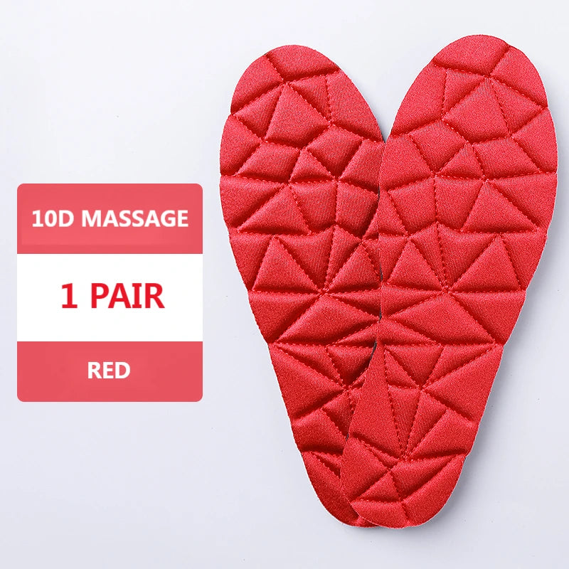 Memory Foam Orthopedic Insoles For Shoes Women Men Flat Feet Arch Support Massage Plantar Fasciitis Sports Pad