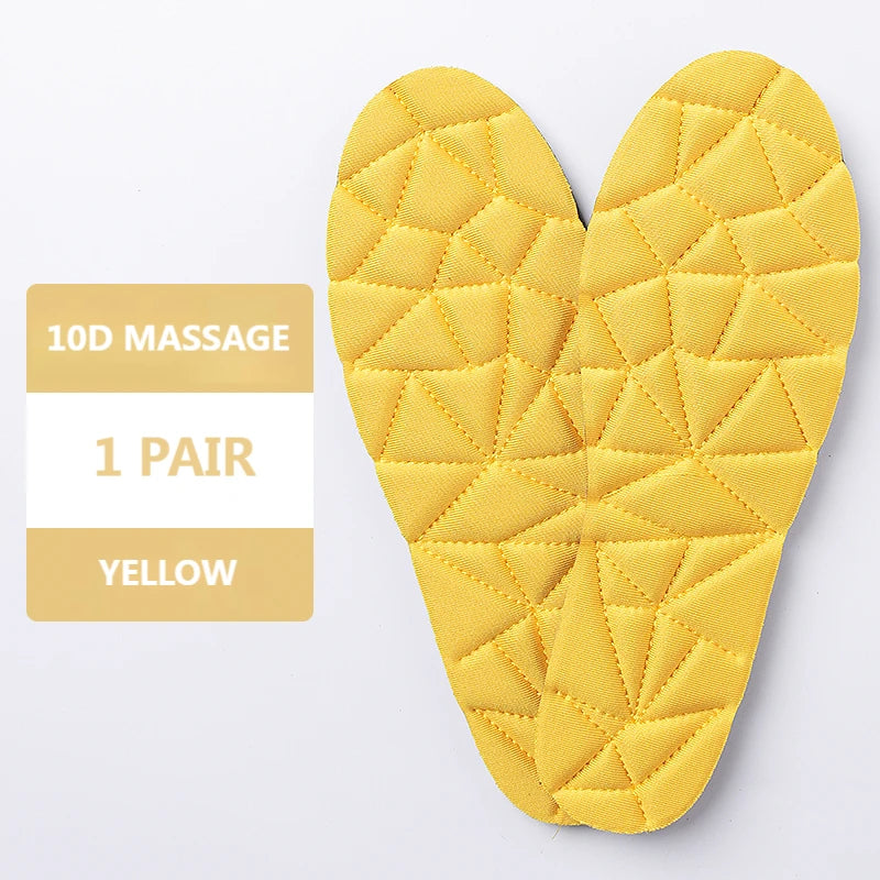 Memory Foam Orthopedic Insoles For Shoes Women Men Flat Feet Arch Support Massage Plantar Fasciitis Sports Pad